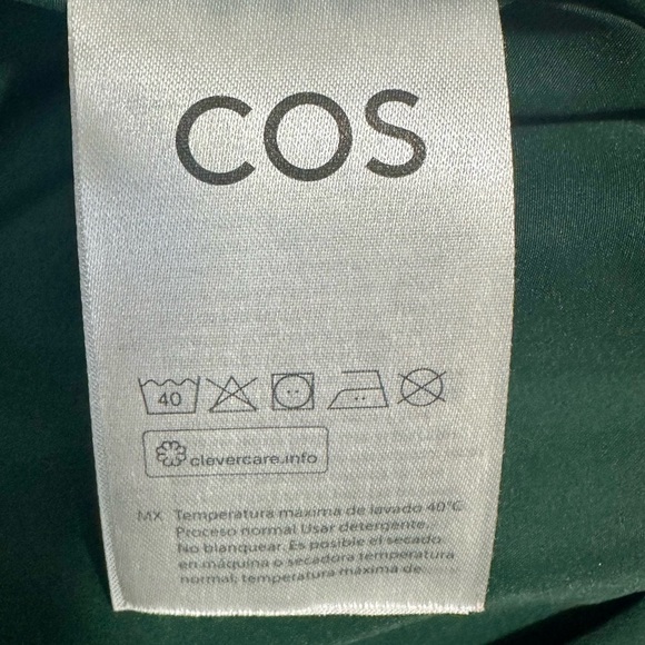 COS green long down puffer coat - Picture 6 of 8